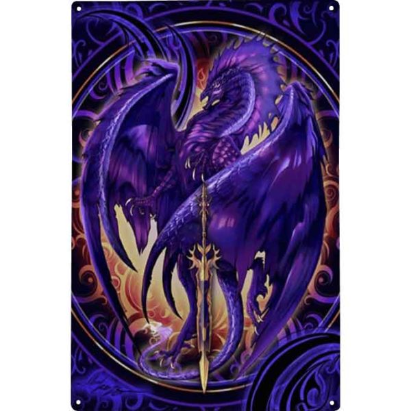 Netherblade Dragon Metal Sign