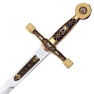 Silver And Gold Claymore - 501459 - Medieval Collectibles