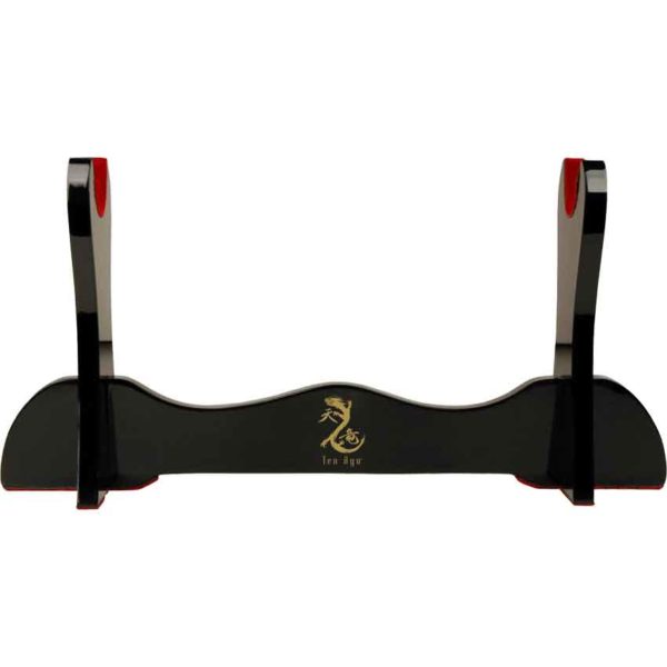 Single Sword Black Lacquered Stand