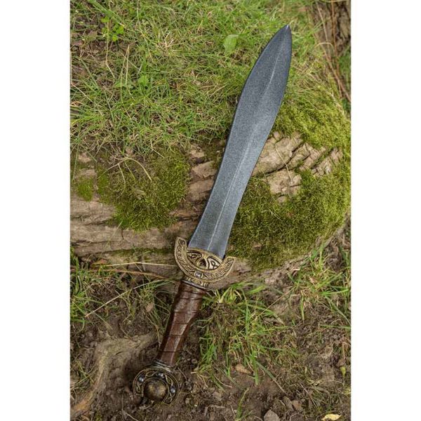 Celtic Leaf Short LARP Sword