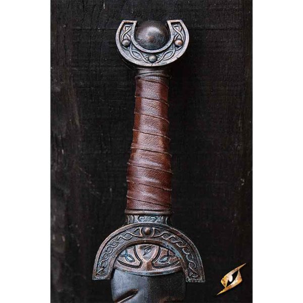 Battleworn Celtic Leaf LARP Sword - 100 cm