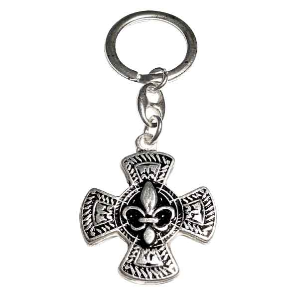 fleur de lis keychain