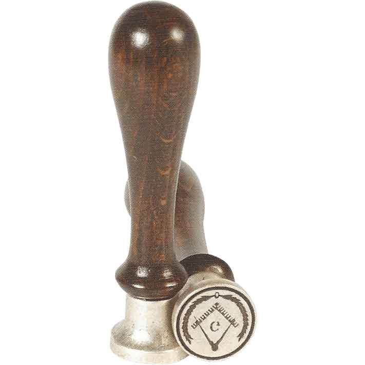 Masonic Wax Sealing Stamp - ME-0209 - Medieval Collectibles