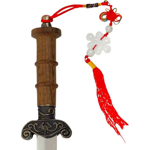 Chinese Short Sword with Wood Case