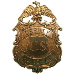 Large Wild West Brass Badges - Deputy US Marshal - Sheriff - Texas Ran —  Leather Unlimited