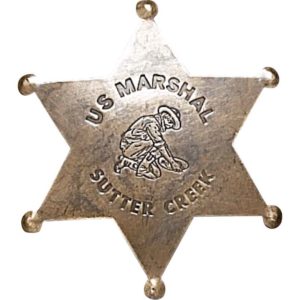 Sutter Creek US Marshal Badge