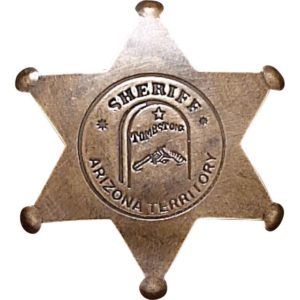 Tombstone Sheriff Badge