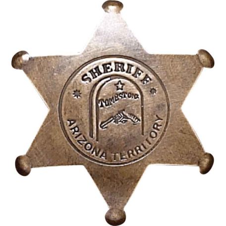 Tombstone Sheriff Badge - OH3131 - Medieval Collectibles