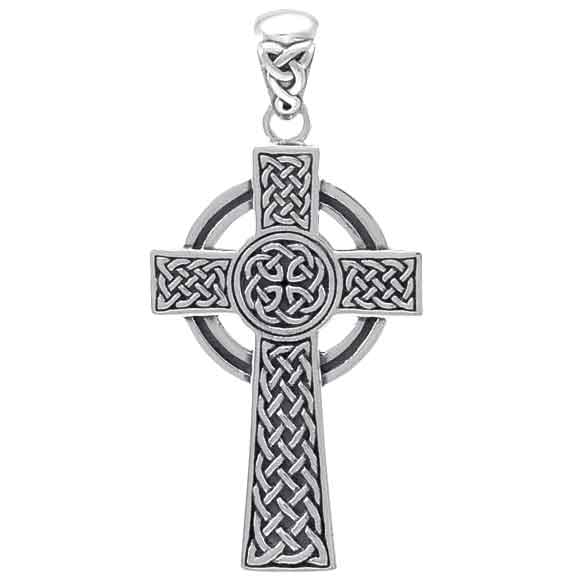 Knotted Celtic Cross Pendant - PS-TPD3722 - Medieval Collectibles