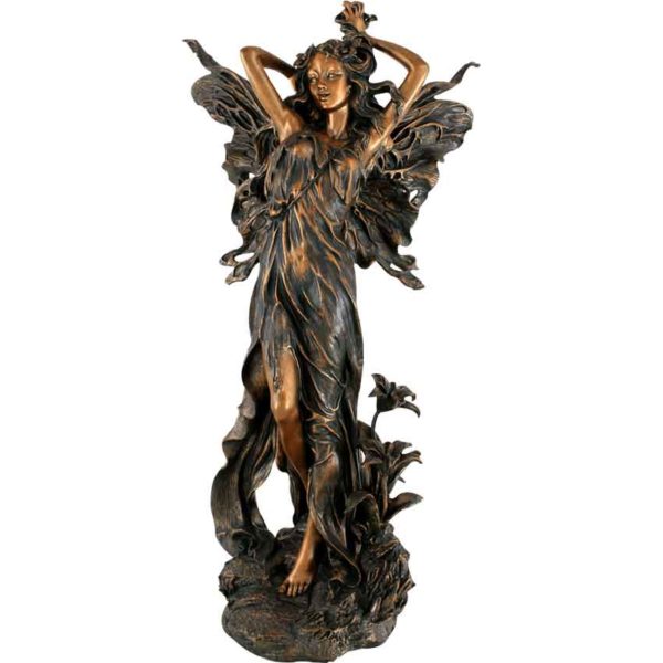 Stretching Fairy Garden Statue