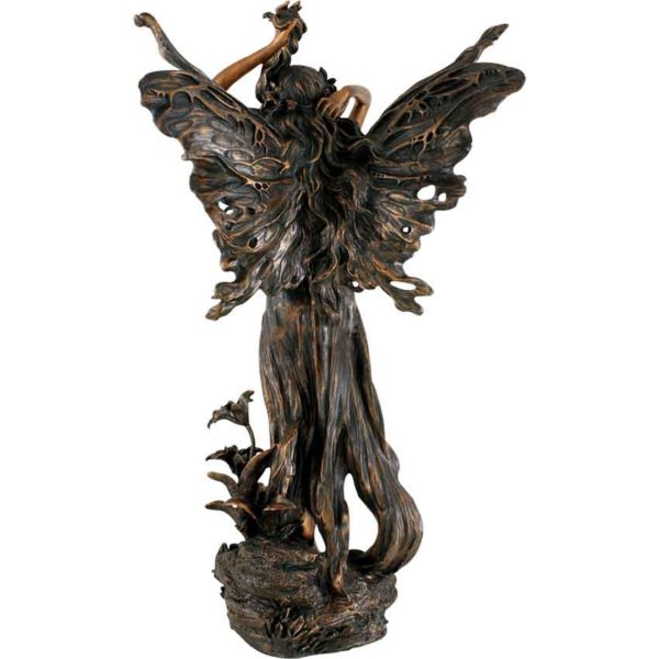 Stretching Fairy Garden Statue