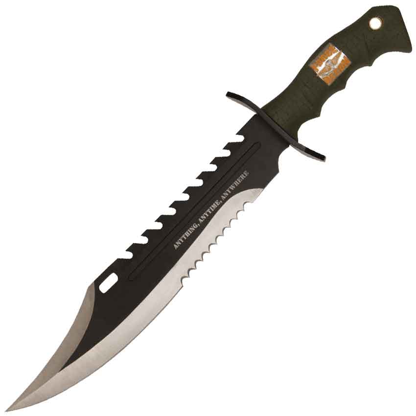 USMC MARINES TACTICAL BOWIE SURVIVAL HUNTING KNIFE MILITARY Combat