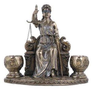 La Justicia Candle Holder