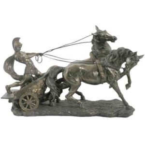 Roman Chariot Statue