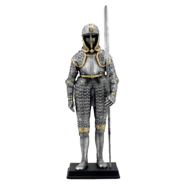 Medieval Armor with Langdebeve Statue