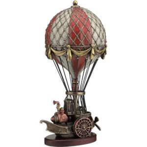 Steampunk Hot Air Balloon Statue