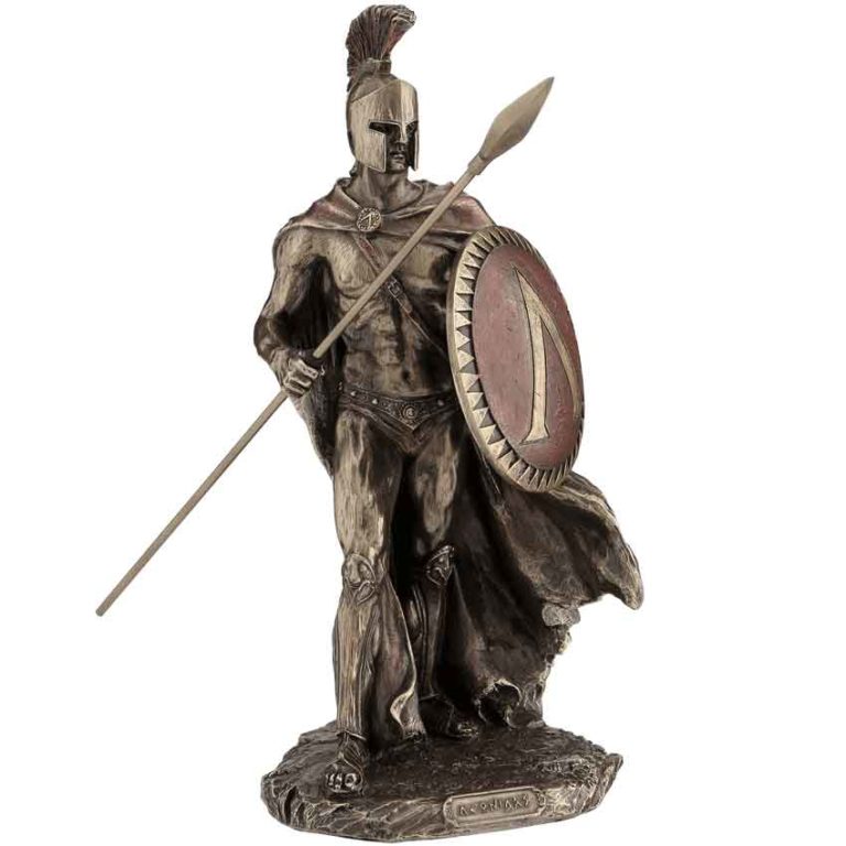 Leonidas with Spear Statue - WU-1552 - Medieval Collectibles