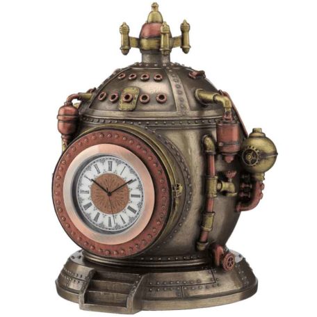 Steampunk Time Machine Trinket Box Clock - WU-1561 - Medieval Collectibles