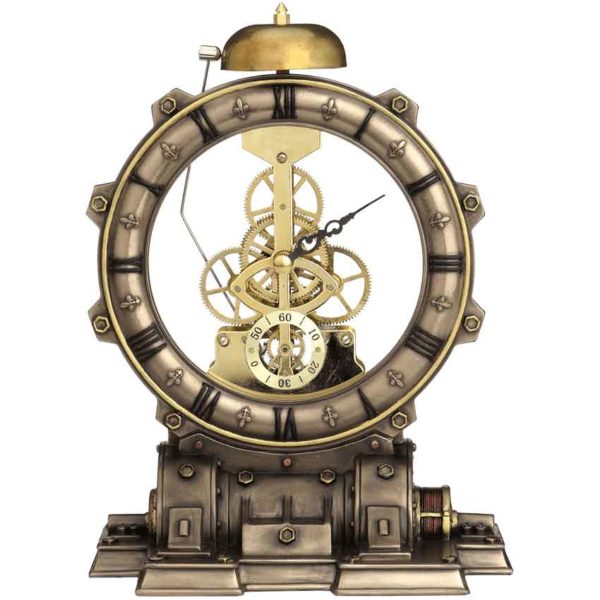 Steampunk Generator Striking Clock - WU-1709 - Medieval Collectibles