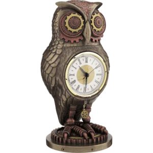 Steampunk Owl Clock