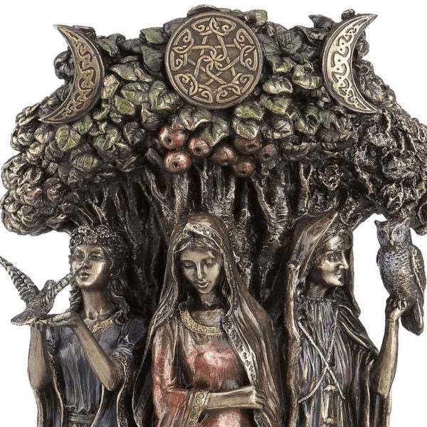 Celtic Tree Triple Goddess Statue