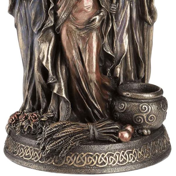 Celtic Tree Triple Goddess Statue