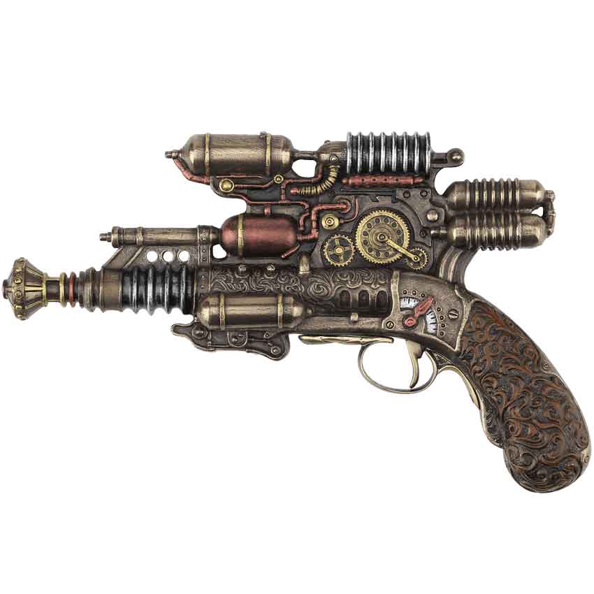 Steampunk Gauss Coil Pistol - WU-1832 - Medieval Collectibles