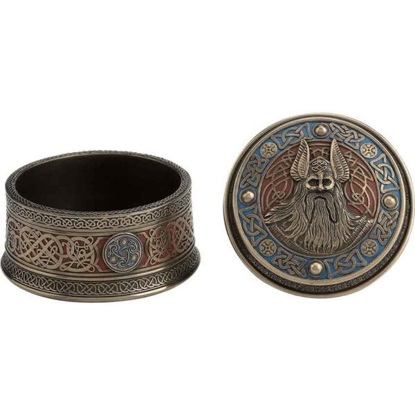 Round Odin Trinket Box