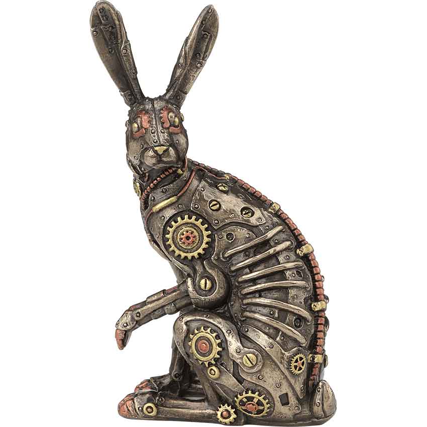 Steampunk Jackrabbit Statue - WU-1958 - Medieval Collectibles