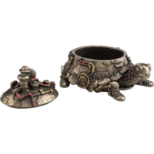 Steampunk Tortoise Trinket Box