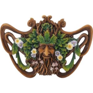 Spring Mushroom Greenman Wall Plaque