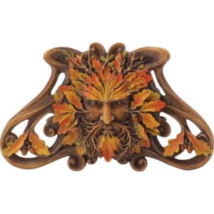 Autumn Maple Greenman Wall Plaque