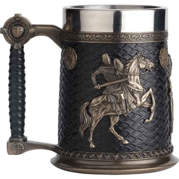 Crusader and Saladin Beer Stein