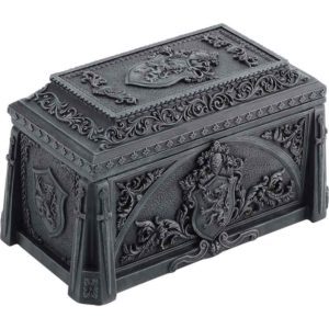 Lion Crest Grey Trinket Box