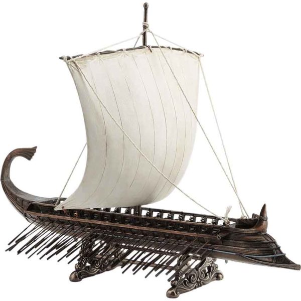 Trireme Greek Warship Statue