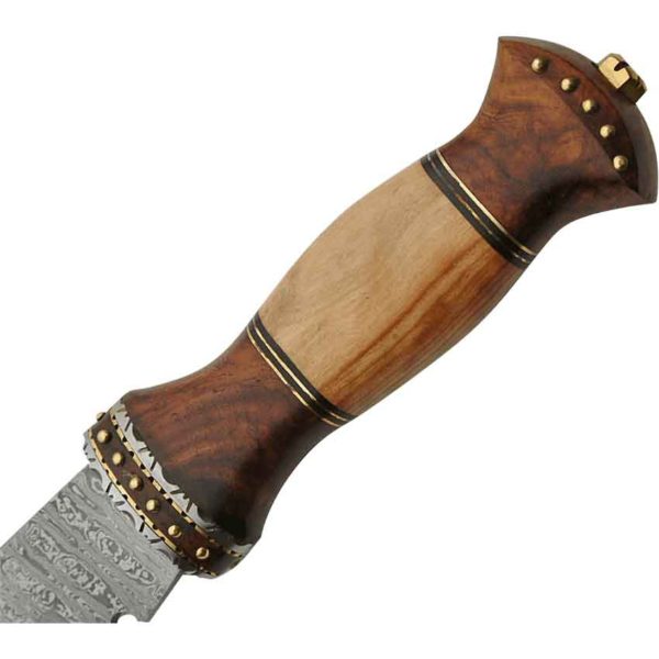 Damascus Rosewood Kukri