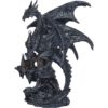 Perched Stone Dragon on Castle Statue