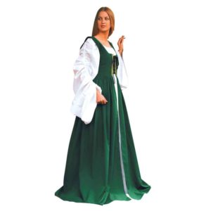 Women's Medieval Renaissance Costumes Pirate Corset Dress Women