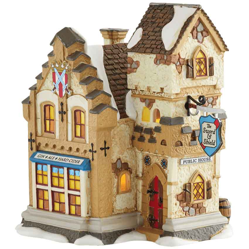 Dickens Village Buildings by Department 56 Medieval Collectibles