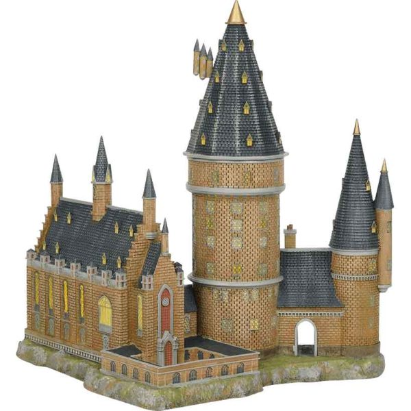 Hogwarts Great Hall and Tower - Harry Potter Village by Department 56