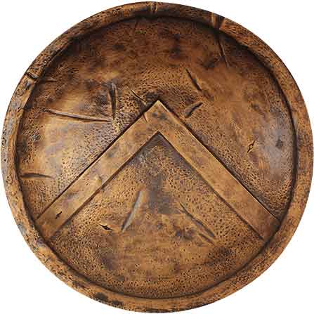 greek war shield