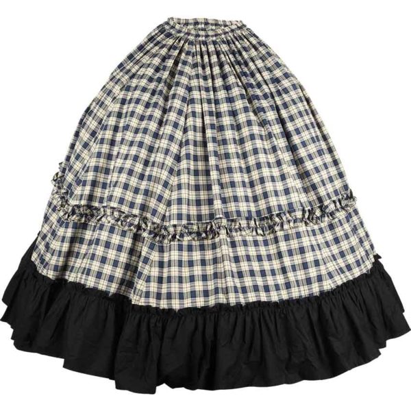 Plaid Civil War Skirt