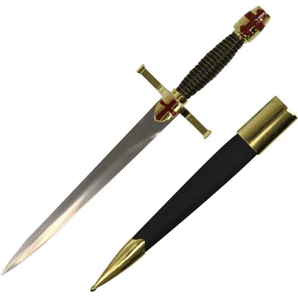 Brass Crusader Dagger