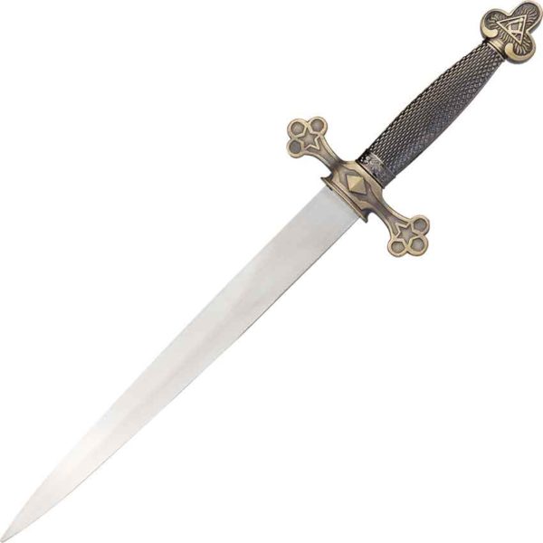 Masonic Dagger with Brown Scabbard