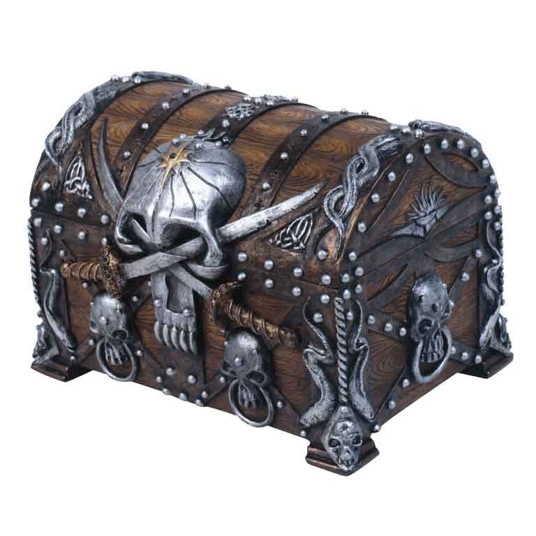 Pirate Trinket Boxes and Jewelry Boxes - Medieval Collectibles