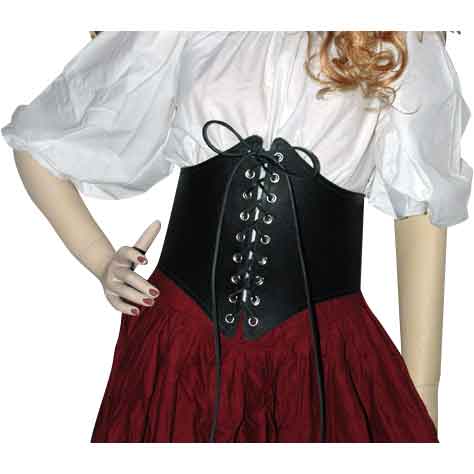 Ren Faire Medieval Underbust Corset, Renaissance Pirate Corset Belt, V –  Corset Lifestyle