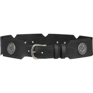 Viking Shield Leather Belt