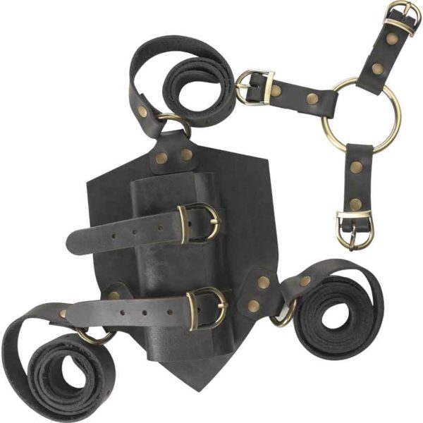 Single Sword Leather Back Harness