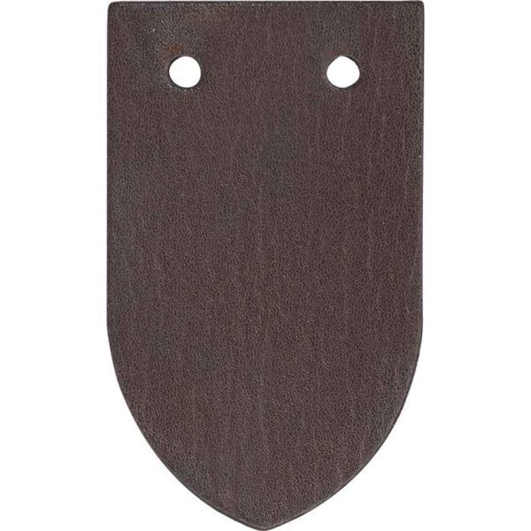 Set of 25 DIY Leather Scales - Brown 5-6 oz