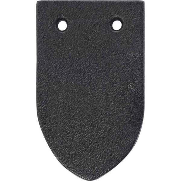 Set of 25 DIY Leather Scales - Black 7-8 oz